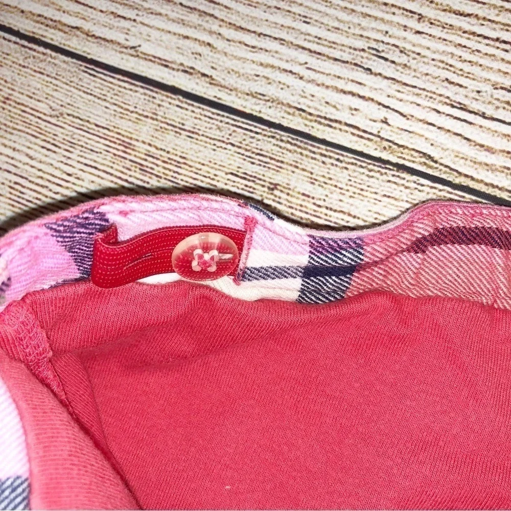 Gymboree Pink, Blue and Green Plaid A Line Skort Size 5